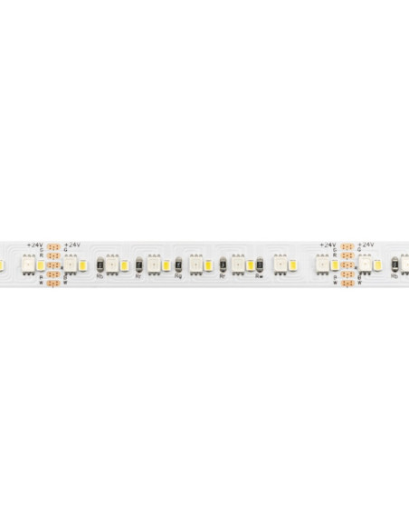 Striscia LED 24Vcc 19,2W/m RGB + 6000k ip20 10mm 224 led/m
