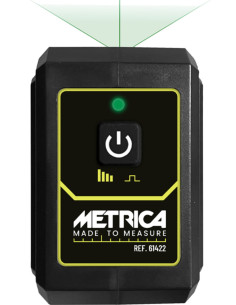 Livella laser a batterie (2xAA) portata 15m con...