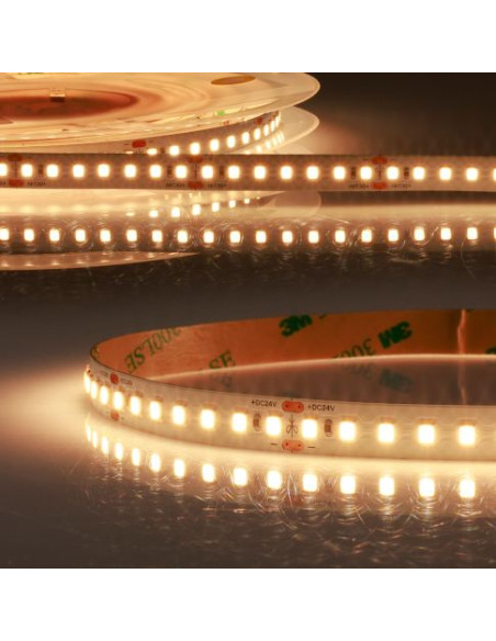 Striscia LED 24Vdc 14,4W/m per pane IP20 1400Lm/m 140led/m 10mm