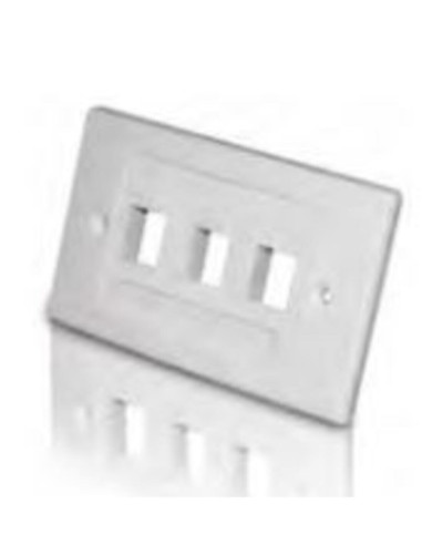 Placca universale 3 uscite per 503