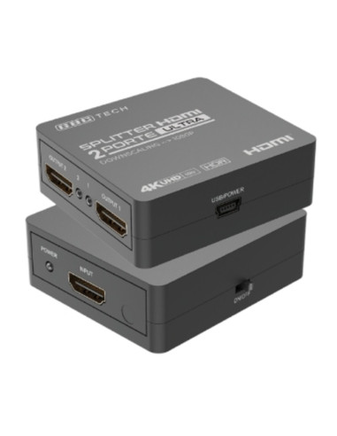 Splitter HDMI 2 out 4K 60hz downscaler