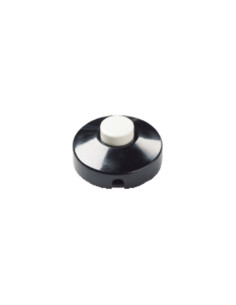 Interruttore a pedale 1p 2A nero
