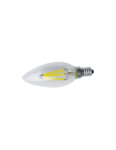 Lampada LED E14 220V 4W 4000k oliva bianco...