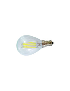 Lampada LED E14 220V 4W 4000k goccia bianco naturale a...