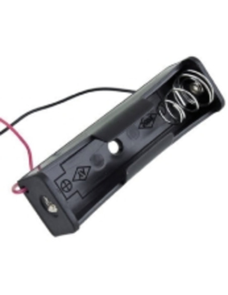 Portabatteria per 18650 con fili