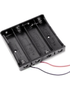 Portabatteria 4x batterie 18650