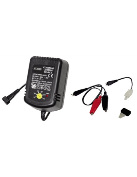 Carica batterie per pacchi ni-cd/NiMH 1,4-14VDC - 50/80/120/180/240/300mah