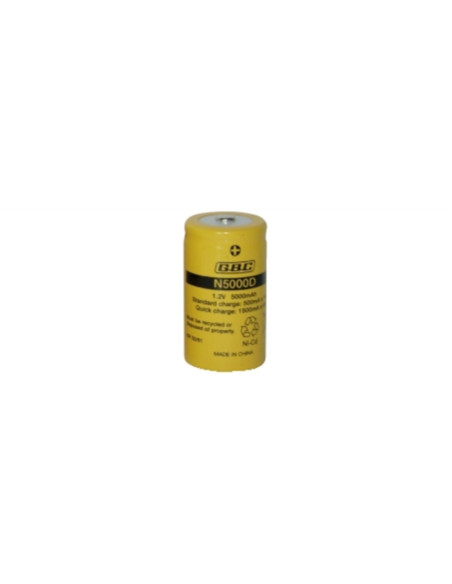 Batteria ni-cd  D 1,2V 5000mAh comsumer ⌀33x61,5mm