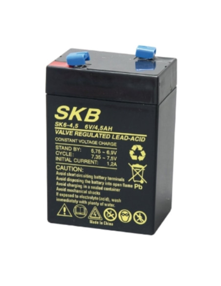 Batteria al piombo 6V 4,5Ah faston 4,8