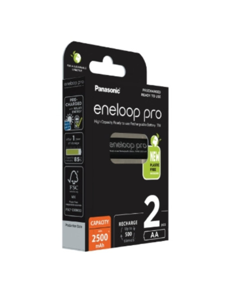 Batteria AA Eneloop-pro 2500mAh Panasonic blister 2pz