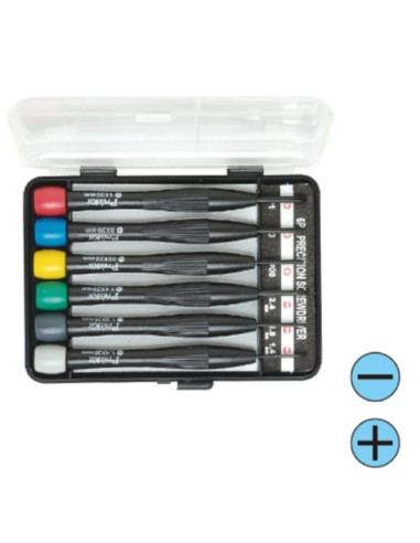 Set mini cacciaviti taglio/croce