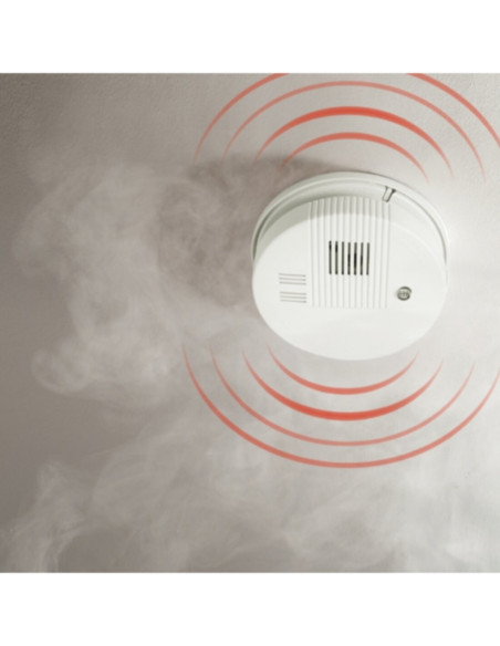 Rilevatore di fumo fotoelettrico a batteria