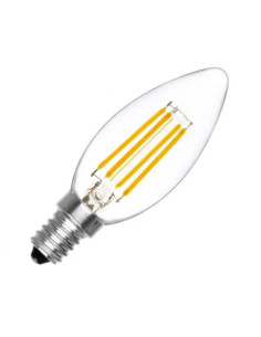Lampada LED E14 4W 470lm 2700k a filamento