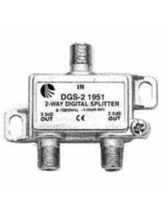 Combinatore per due ricevitori easy f" 9 x 6 terminale -2 db