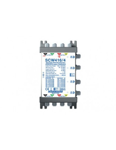 Multiswitch dCSS 4 cable wide band 6 taps