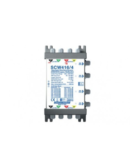 Multiswitch dCSS 4 cable wide band 6 taps