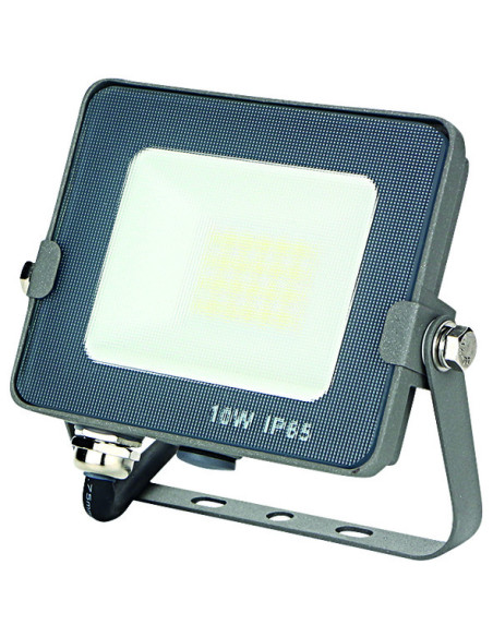 Faro LED slim IP65 220V 10W 110° 3000k 800lm ra80 112x95x22mm