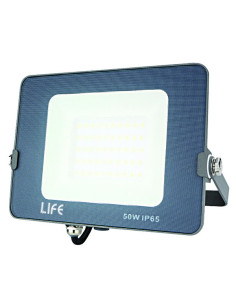 Faretto LED 220V 50W 4000k 110° lm5000 IP65 grigio