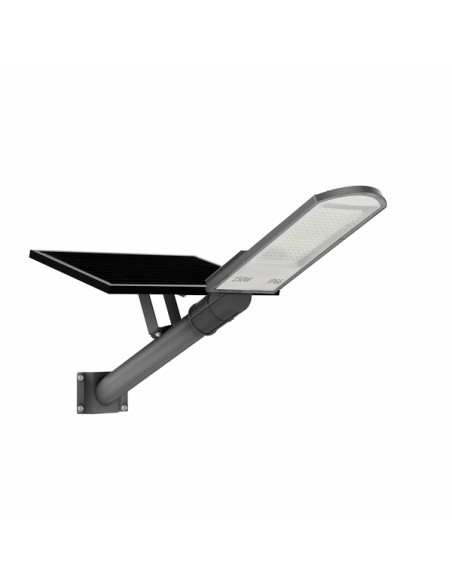 Faro stradale LED con pannelo solare IP65 4000k 2400lm 40W dimmerabile