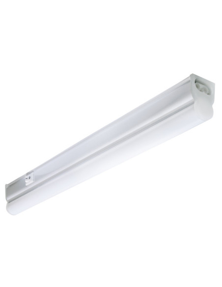 Reglette t5 LED 220V 9W 4000k 900lm 220° 600x24x35mm