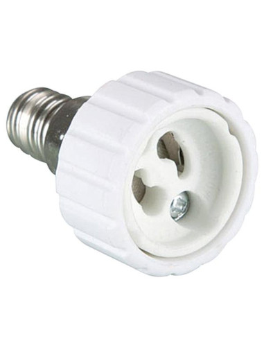 Adattatore lampada da E14 a GU10