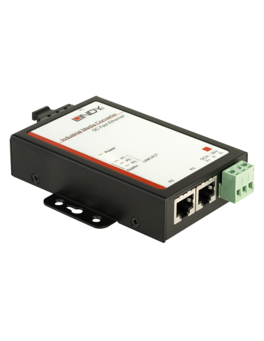 Media converter industrial sc 100base fx,...