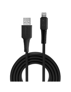 Cavo USB a/lightning nero 0,5m 2