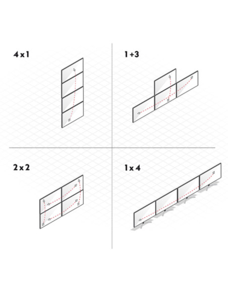 Switch KM USB 2.0 & Audio 4 Porte
