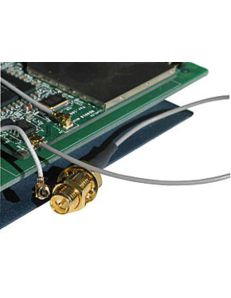 Cavo adattatore per antenne wlan, rp-sma / mini hf BNC, 0,15m