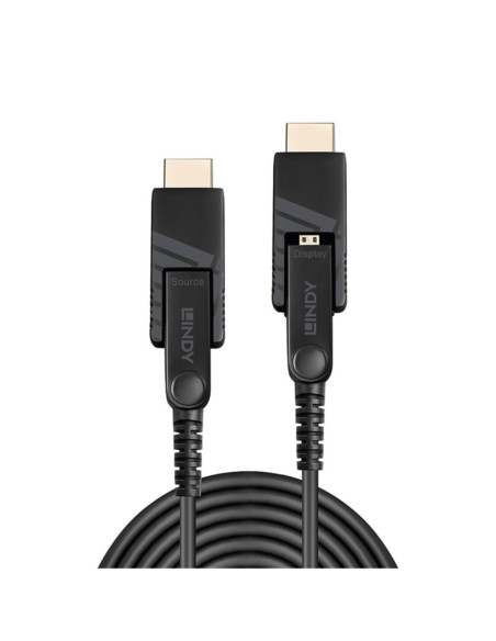 Cavo Micro-HDMI 4k 60Hz in fibra ottica con connettori HDMI e DVI lunghezza 30m
