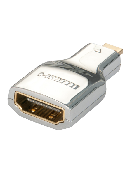 Adattatore HDMI femmina/micro HDMI mas. cromo