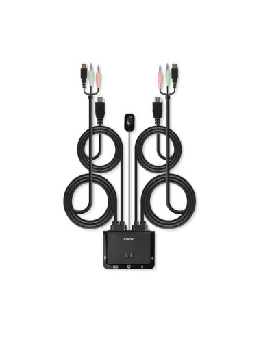 Switch kvm HDMI + USB 2.0 + audio