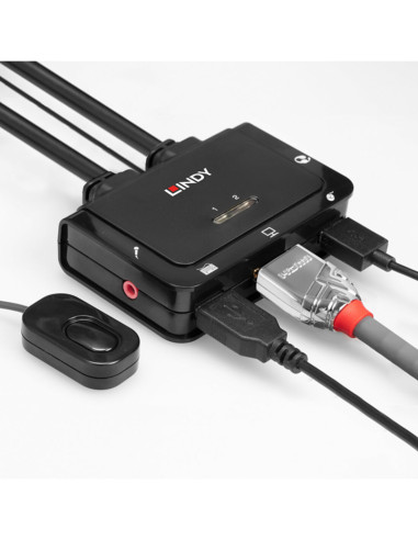 Switch kvm HDMI + USB 2.0 + audio