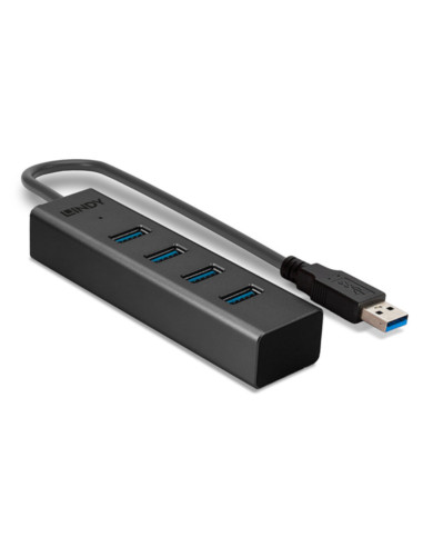 Hub USB 3.0 tipo A, 4 porte