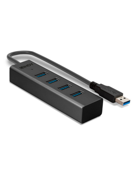 Hub USB 3.0 tipo A, 4 porte