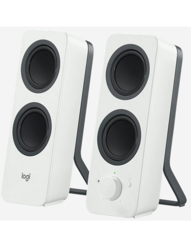 Casse Logitech stereo + bluetooth bianca