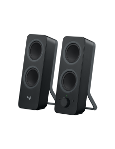 Casse Logitech stereo + bluetooth nere
