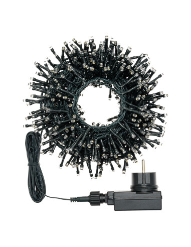 Catena LED MiniCluster ⌀6cm 1500 led 30m bianco...