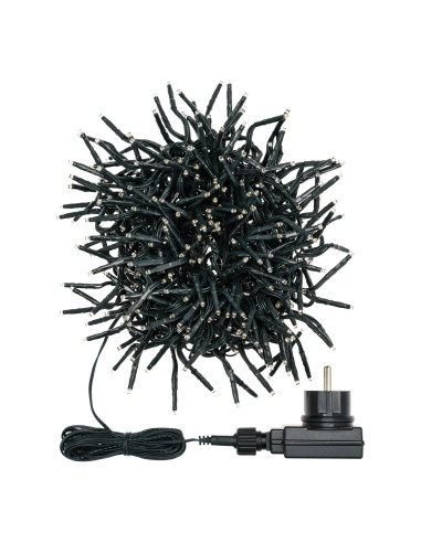 Catena LED Cluster ⌀12cm 15m 1500 led bianco...