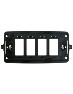 Supporto a 4 fori per serie 16000 in policarbonato con viti