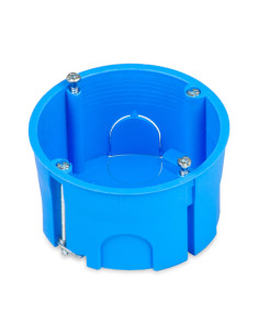 Scatola rotonda 2 moduli pareti leggere