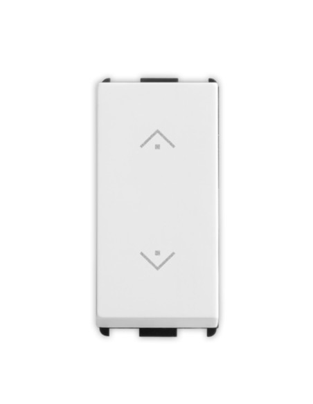 Doppio pulsante 1PNO+1PNO 10A bianco serie PIXIA