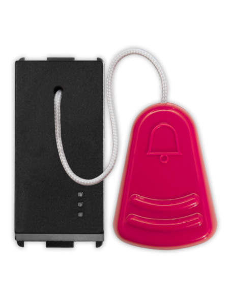 Pulsante tirante 10A nero serie PIXIA