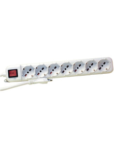 Multipresa 7 posti con interruttore cavo 1,5m
