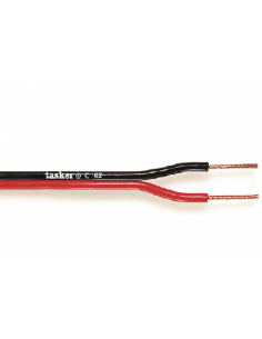 Cavo piattina rosso/nera 2x 0,75mm² per casse acustiche