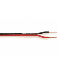 Cavo piattina rosso/nero 2x 1mm² per casse acustiche