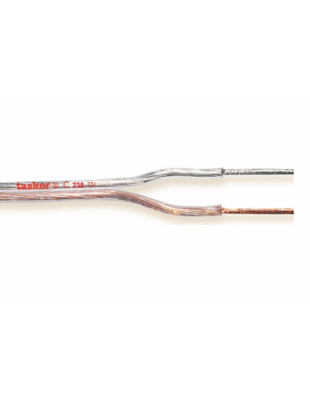 Cavo piattina trasparente 2x2,00mm² divisibile