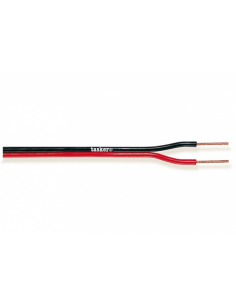 Cavo piattina rosso/nera 2x0,35mm² divisibile