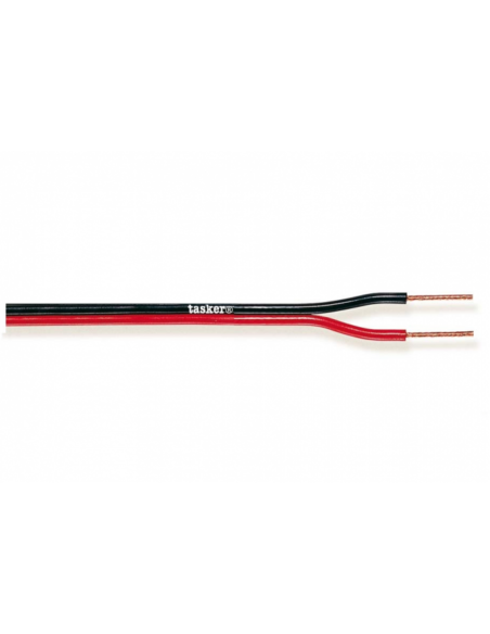 Cavo piattina rosso/nera 2x1,00mm² cca divisibile
