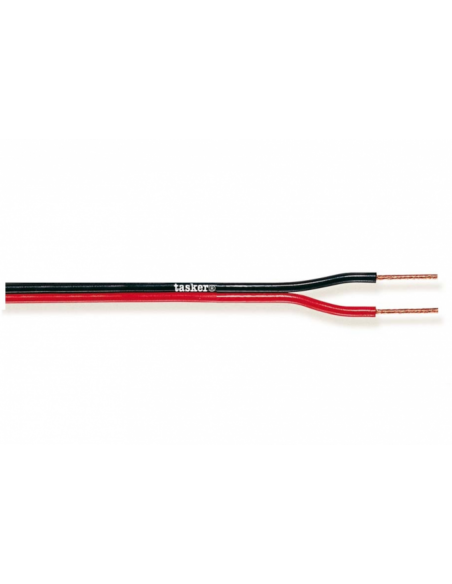 Cavo piattina rosso/nera 2x1,50mm² cca divisibile